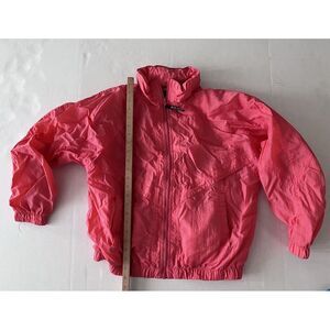 JCPenney USA Olympic Windbreaker Jacket Women's Petite Medium Vintage